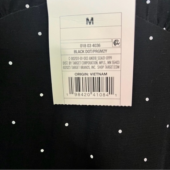 a new day Black and White Polka Dot Long Sleeve Dress - Picture 8 of 12